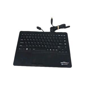 Seal Shield All-in-One Medical Keyboard Wired S86P2 silicone Keyboard Black